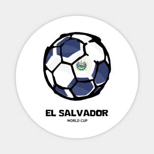 El Salvador Football Country Flag Magnet